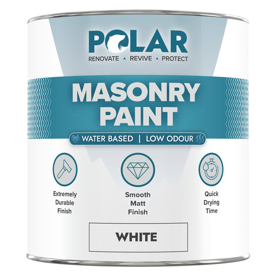 Polar Masonry Paint | Durable Interior & Exterior Paint for Brick & Walls