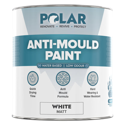 Polar Anti Mould Paint | Mould-Resistant Interior Paint for Bathrooms & Kitchens