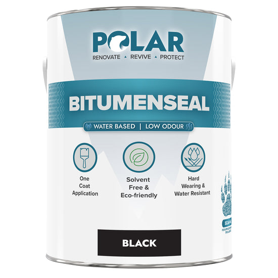 Polar BitumenSeal | One-Coat Waterproof Roof & Gutter Sealant Paint