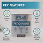 Polar Patio Paint | Durable Outdoor Floor Paint for Concrete & Paving