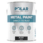 Polar Metal Paint | Direct to Rust Satin Black Paint for Metal Surfaces