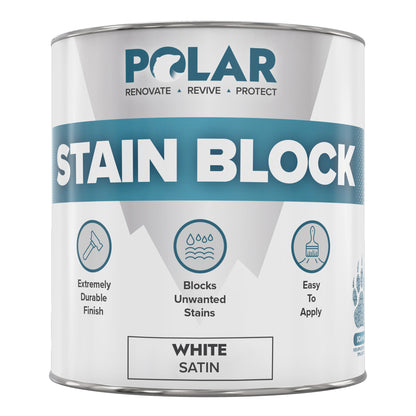 Polar Stain Block Paint | White Interior Stain Blocking Undercoat