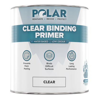 Clear binding primer