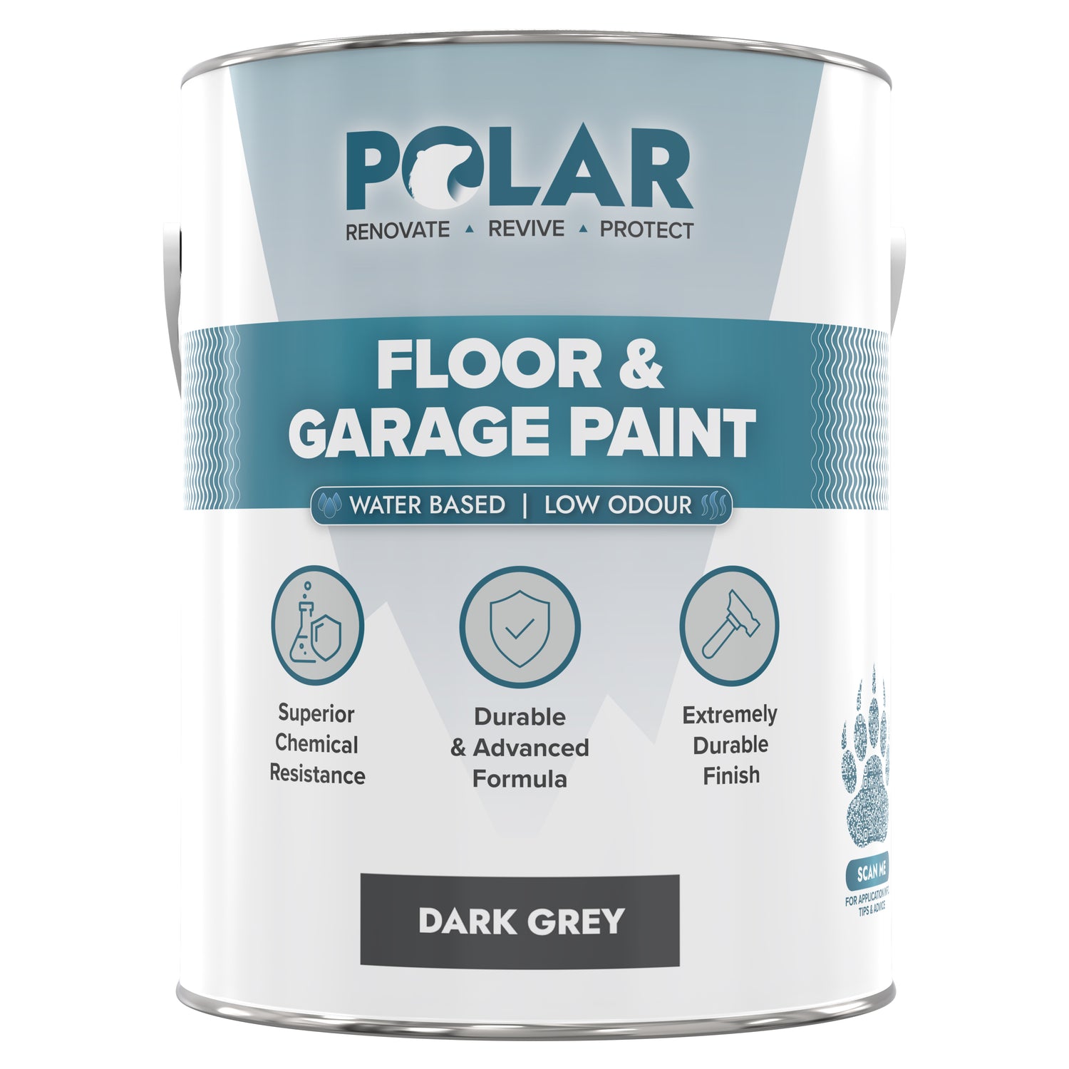 Water based floor paint