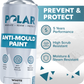 Polar Anti Mould Paint | Invisible & White Mould-Resistant Paint for Walls & Ceilings