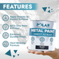 Polar Metal Paint | Direct to Rust Satin Black Paint for Metal Surfaces